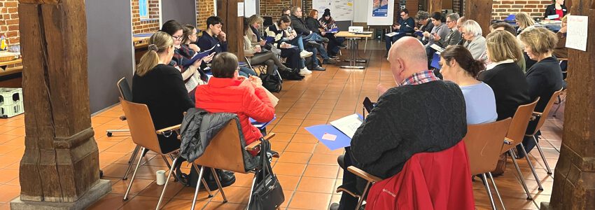 Auftakttermin des BürgerInnenrats am 17. Februar 2024. Foto: Hansestadt Lüneburg.