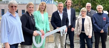 Einweihung der Sporthalle der Grundschule Hasenburger Berg. Foto: Hansestadt Lüneburg