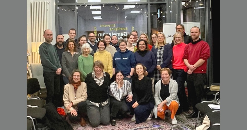 Foto: Hansestadt Lüneburg. Bündnis Demokratie leben! am 29.01.2025 im Dialograum Innenstadt, Lüneburg.