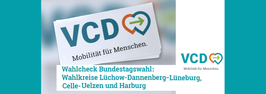 VCD Elbe-Heide: Wahlcheck Bundestagswahl 2025. Grafik: VCD e.V.
