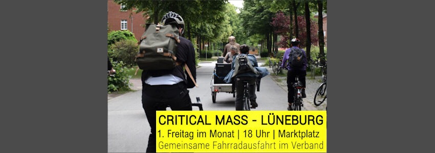 Critical Mass Lüneburg - Grafik: Sharepic.