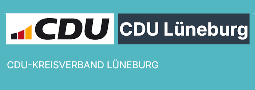 CDU Kreisverband Lüneburg. Logo.