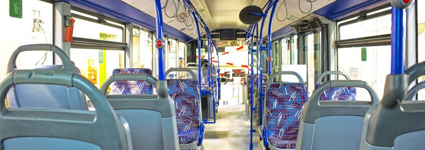 Streik beim Fahrpersonal - der Bus bleibt leer. Foto: Mario Venzlaff, ver.di.