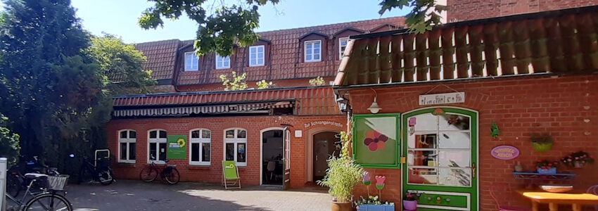 Parteibüro Die Grünen, Schröderstraße (Hof), Lüneburg. Foto: Lüne-Blog.