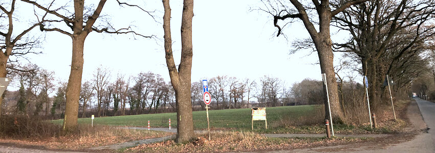 Foto: privat. Hier ist der Bauwagenplatz geplant. Beide Naturschutzverbände - NABU und BUND - üben heftige Kritik an der Wahl der Fläche.