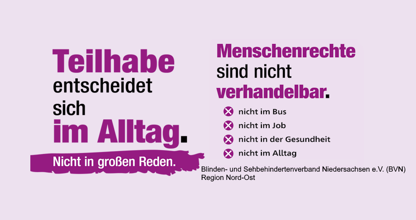 BVN-Region Nord-Ost: Teilhabe entscheidet sich im Alltag. Menschenrechte sind nicht verhandelbar.