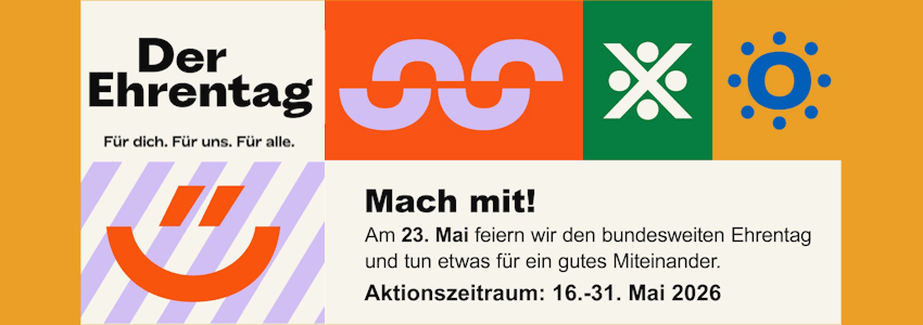 Grafik: Bundespräsidialamt (angepasst). Ehrenamt 2026.