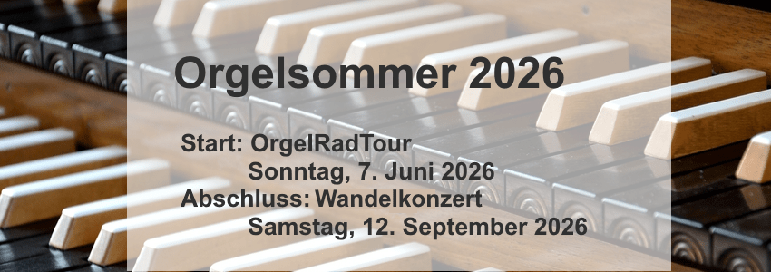 Foto: PhotoGrafix, Pixabay. Orgelsommer 2026.