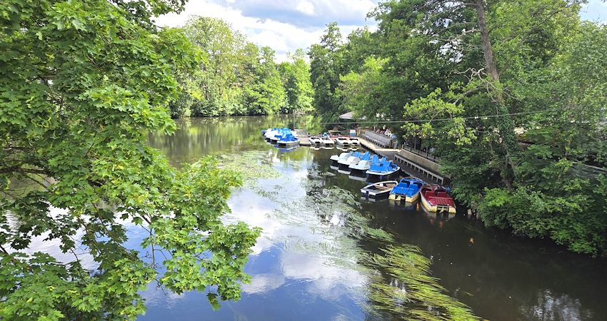 Foto: Lüne-Blog. Die Ilmenau bei Schröders Garten in Lüneburg.