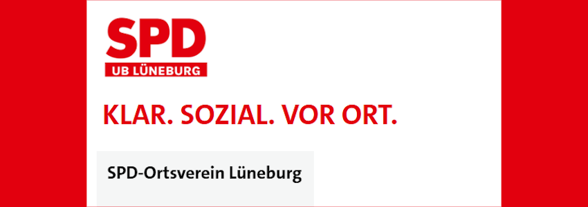 Grafik: SPD Lüneburg, Banner Homepage.