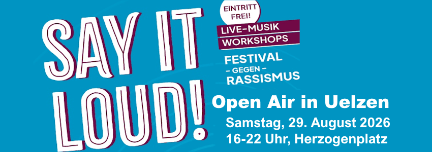 Grafik: Gruppe beherzt e.V., Sharepic (angepasst). Festival gegen Rassismus, 29.08.2026.
