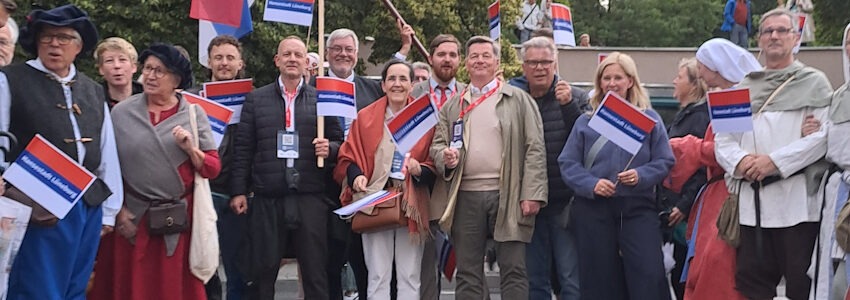 Foto: Hansestadt Lüneburg. Eine Lüneburger Delegation repräsentierte die Hansestadt beim Internationalen Hansetag im polnischen Stargard.